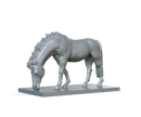 Horse V2 STL Miniature File - CRITIT