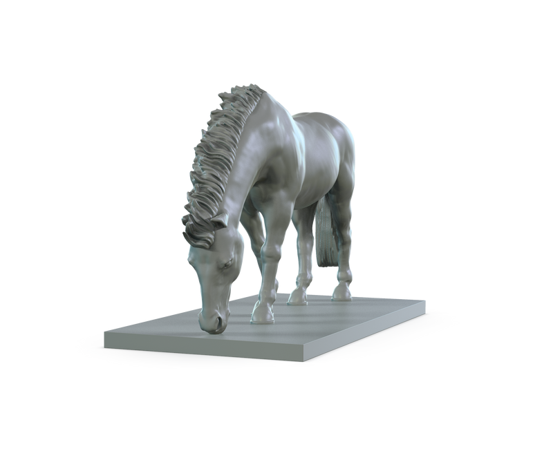 Horse V2 STL Miniature File - CRITIT