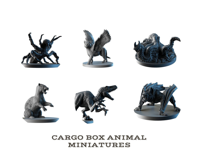 Cargo Animals Miniatures 6 pack - CRITIT