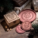 Fox small Trinket/Dice Bowl, Coaster and Box - CRITIT