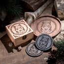 Wolf small Trinket/Dice Bowl, Coaster and Box - CRITIT