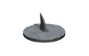 Great White Shark and Fins STL Miniature File - CRITIT