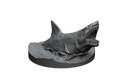 Great White Shark and Fins STL Miniature File - CRITIT
