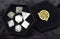 Opalite Compass engraved Gemstone Dice - CRITIT