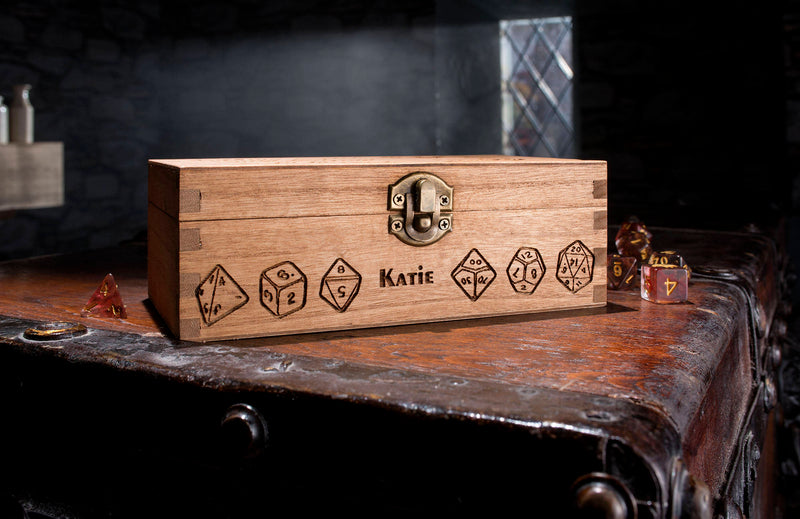 Large Personalised Dice Box - CRITIT