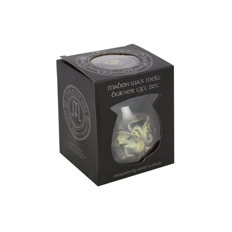 Mabon Wax Melt Burner Gift Set by Anne Stokes