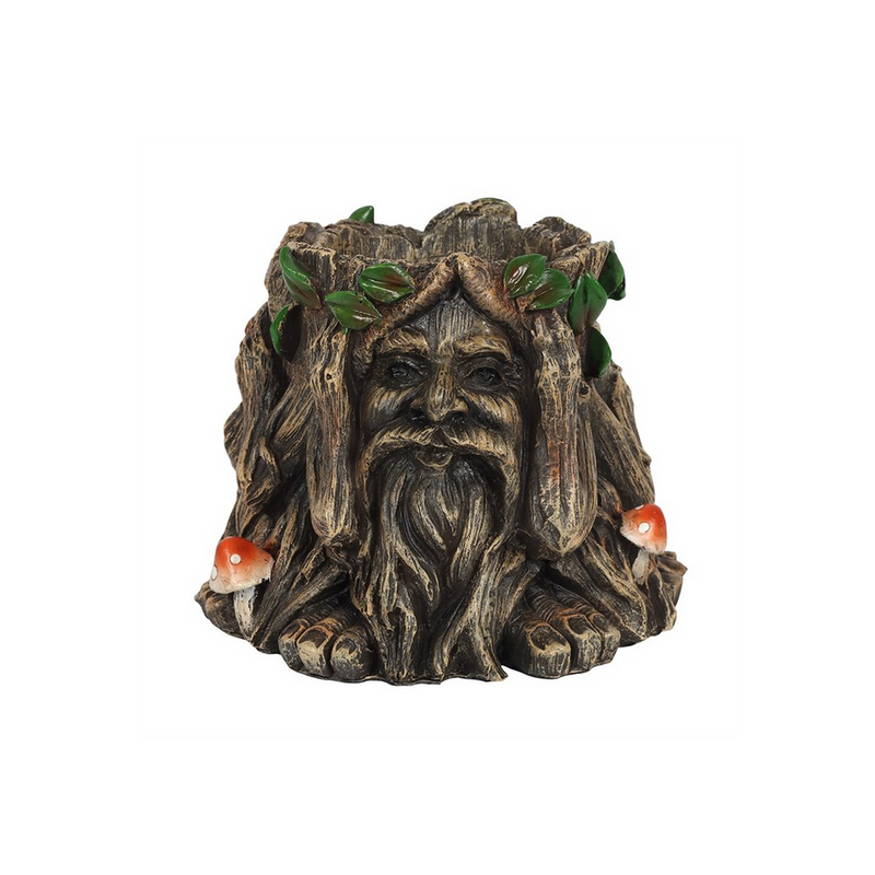 14cm Green Man Plant Pot