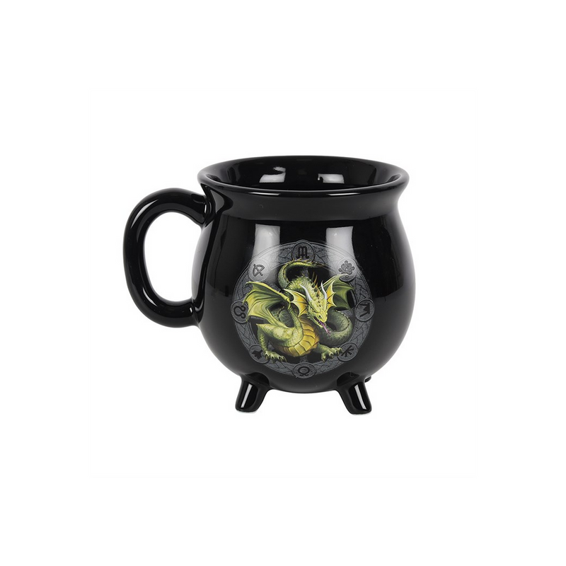 Mabon Colour Changing Cauldron Mug by Anne Stokes