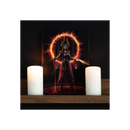 19x25cm Fire Element Sorceress Canvas Plaque by Anne Stokes