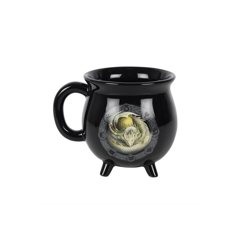 Ostara Colour Changing Cauldron Mug by Anne Stokes