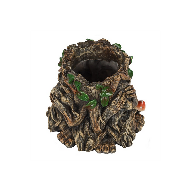 14cm Green Man Plant Pot